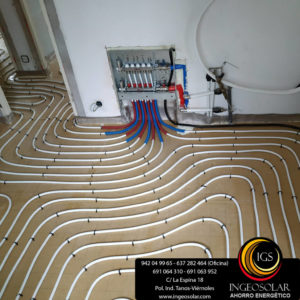 suelo radiante con colector ingeosolar