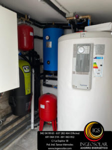 sala tecnica aerotermia ingeosolar