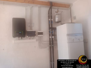 sala tecnica aerotermia y solar fotovoltaica ingeosolar