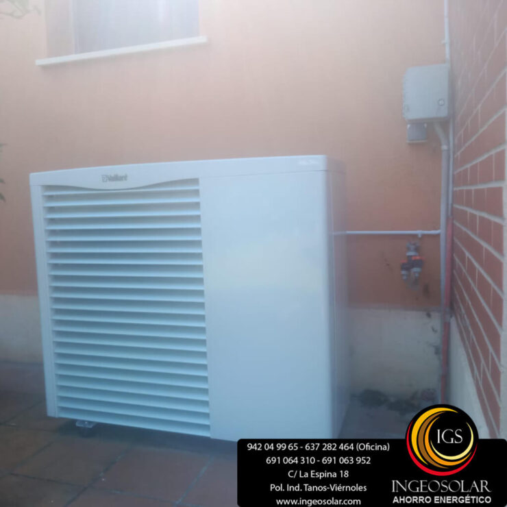 unidad exterior aerotermia vaillant ingeosolar