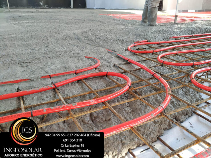 forjado radiante para climatizacion industrial ingeosolar