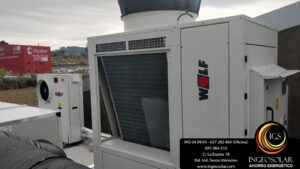 aerotermia para climatizacion industrial ingeosolar