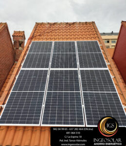instalación fotovoltaica en vivienda unifamiliar ingeosolar