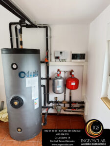 acumulador de agua caliente sanitaria ingeosolar