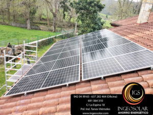 Instalacion fotovoltaica para aerotermia ingeosolar