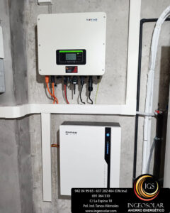 fotovoltaica con bateria de litio ingeosolar