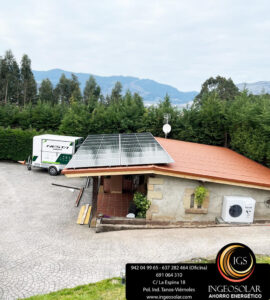 Fotovoltaica de autoconsumo conectada con aerotermia ingeosolar