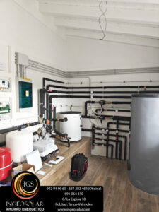 Sala tecnica Aerotermia Vaillant - Ingeosolar