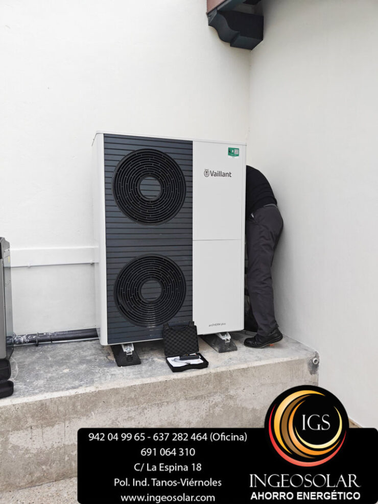 Vivienda de gran superficie con Aerotermia - Ingeosolar